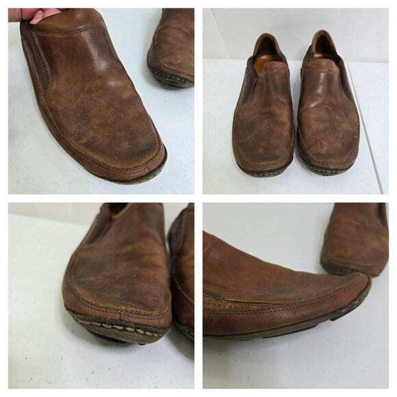 Cole Haan 10 M NikeAir Infinity Brown Leather Slip On Comfort G Series Shoes main image 5